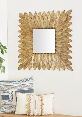 Rustic Metal Wall Mirror