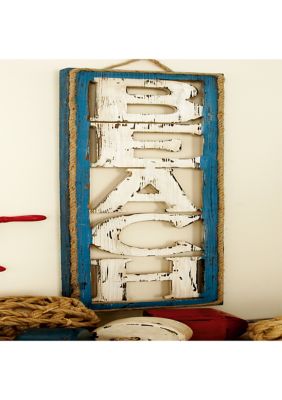 Coastal Wooden Wall Decor