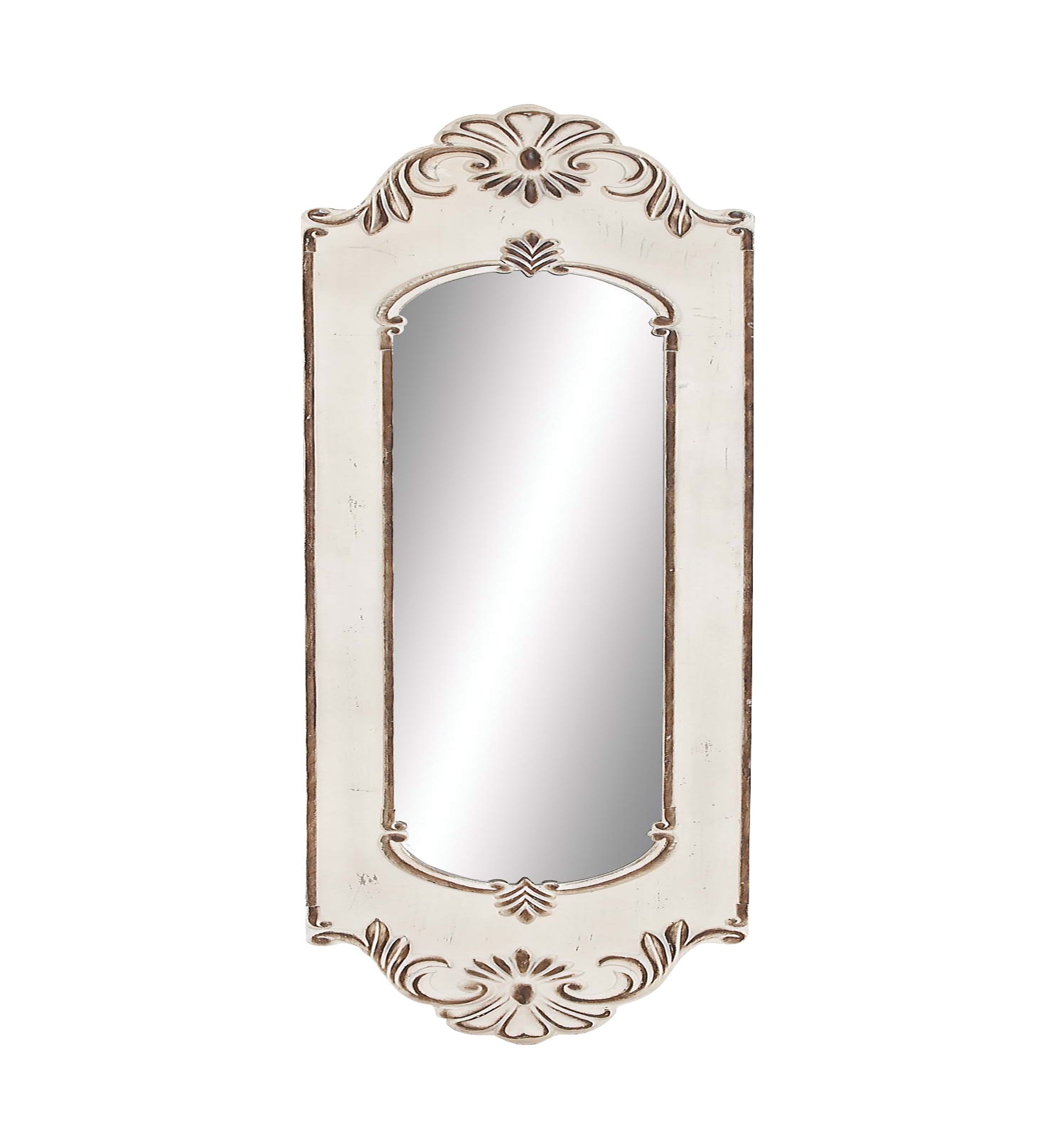 Vintage Wooden Wall Mirror