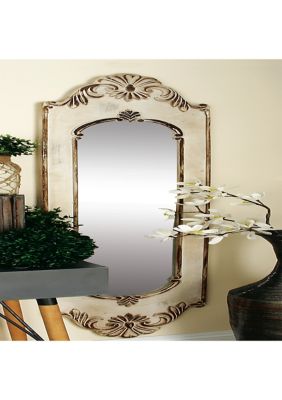 Vintage Wooden Wall Mirror