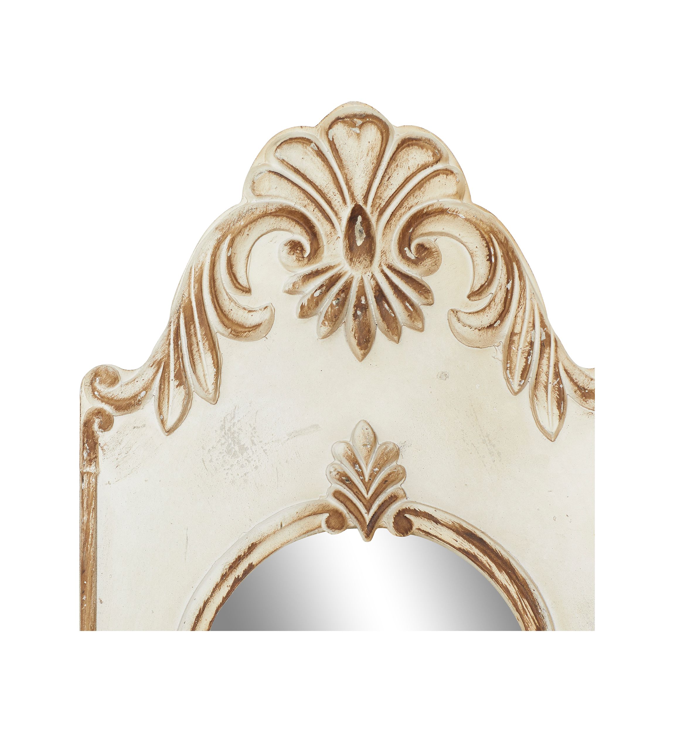Vintage Wooden Wall Mirror