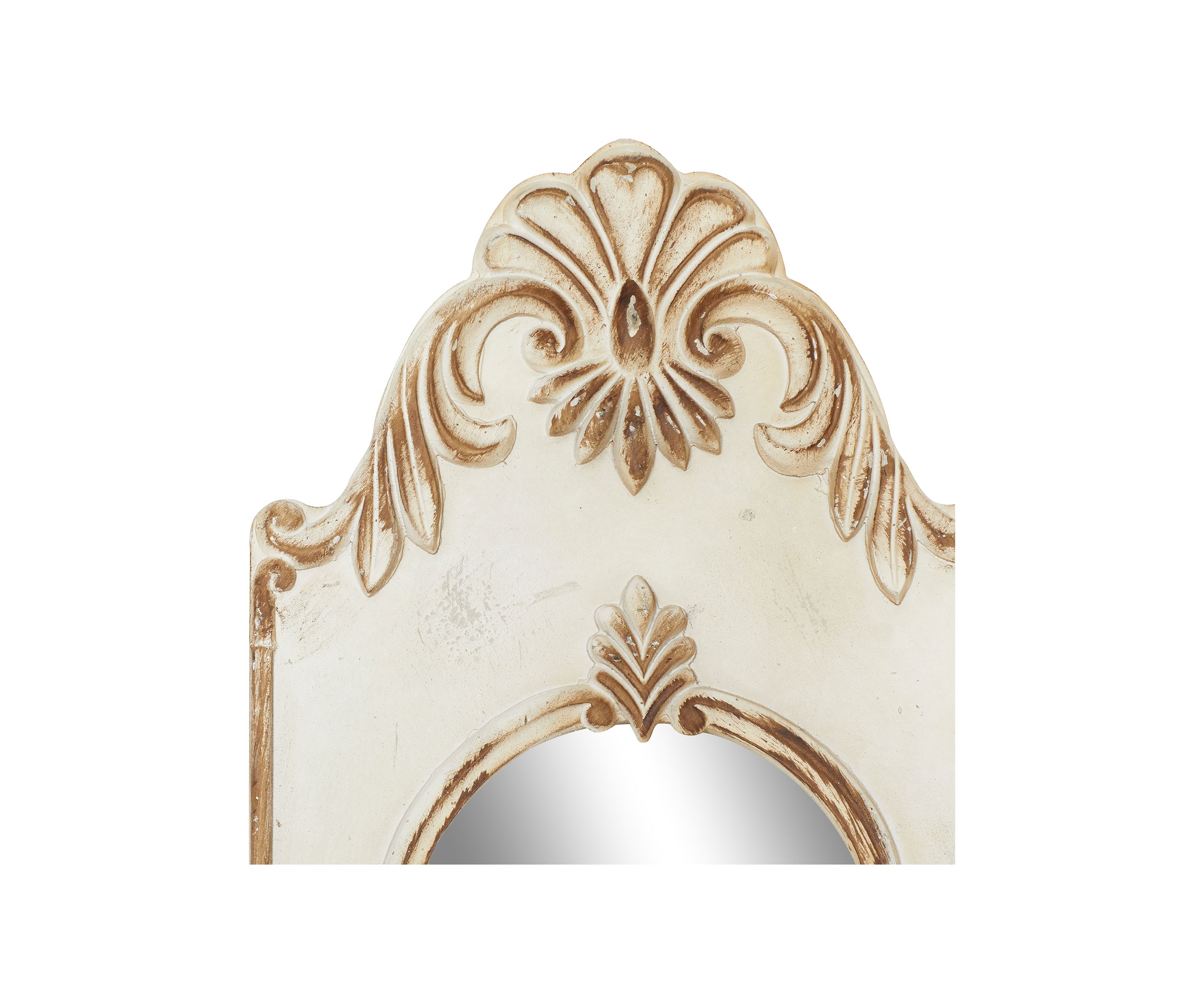 Vintage Wooden Wall Mirror