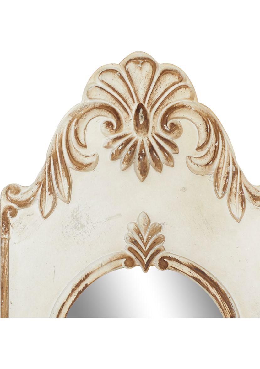 Vintage Wooden Wall Mirror