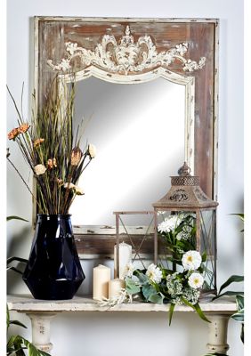 Rustic Wood Wall Mirror