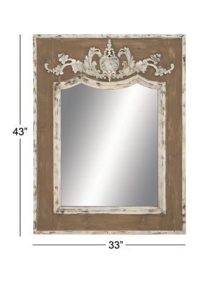 Rustic Wood Wall Mirror