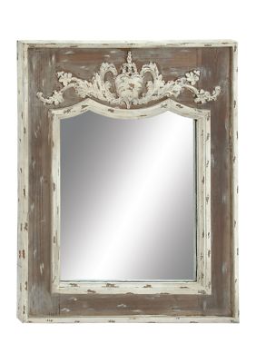Rustic Wood Wall Mirror