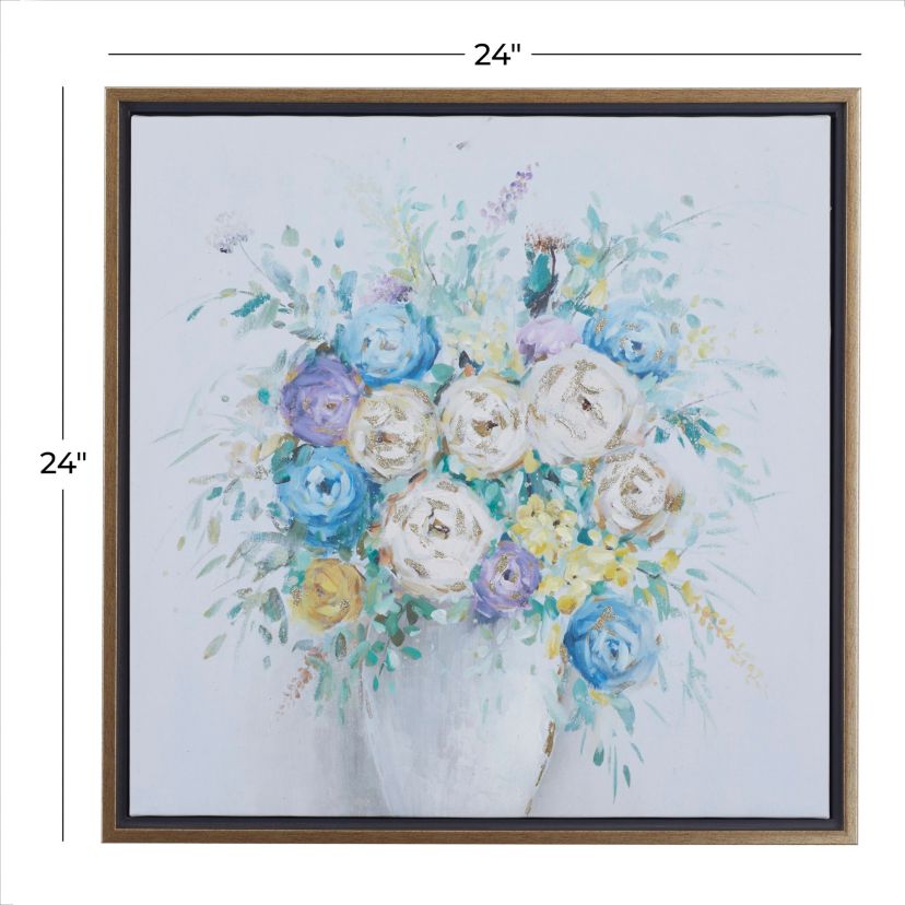 French Country Canvas Framed Wall Art