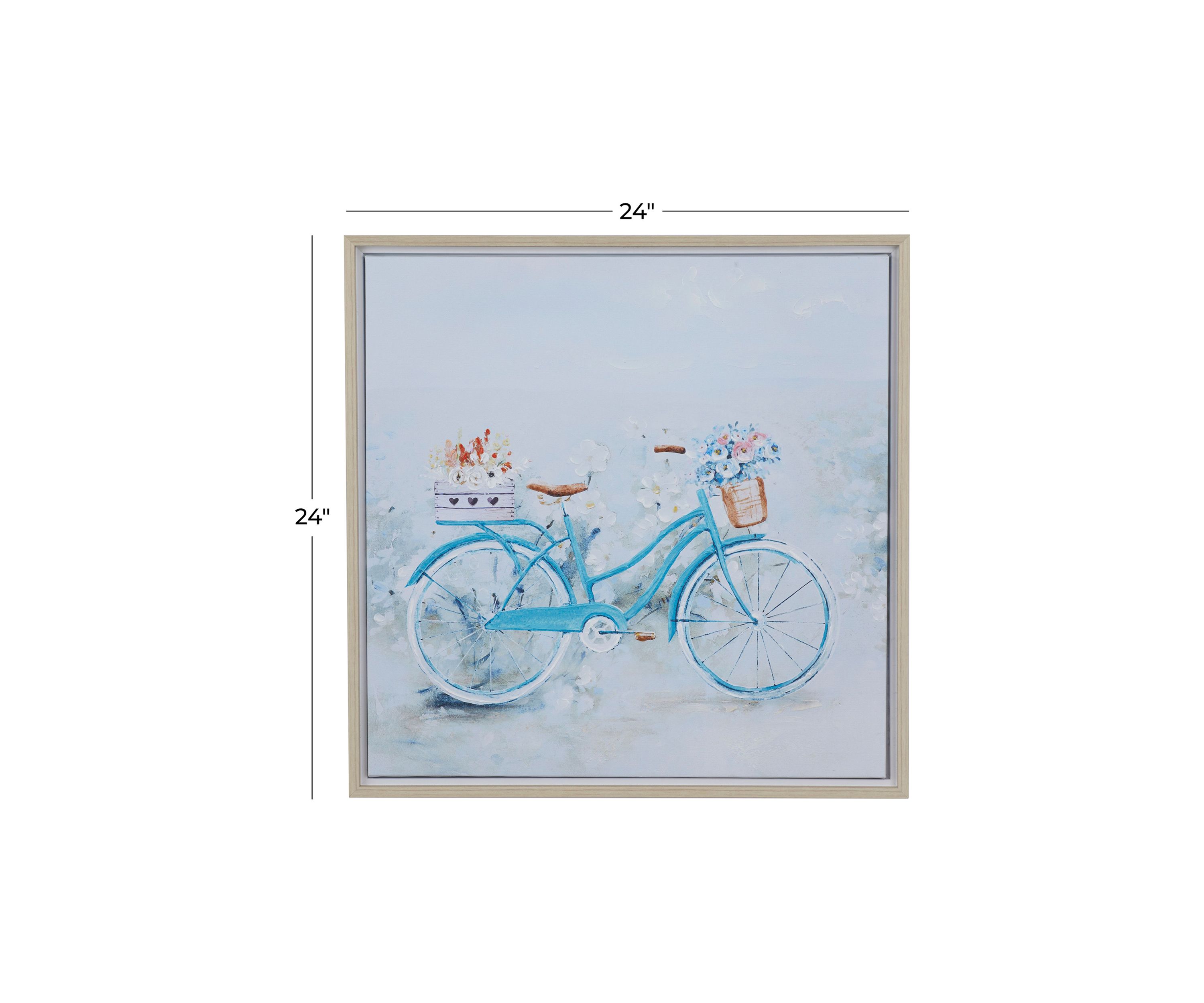 French Country Canvas Framed Wall Art