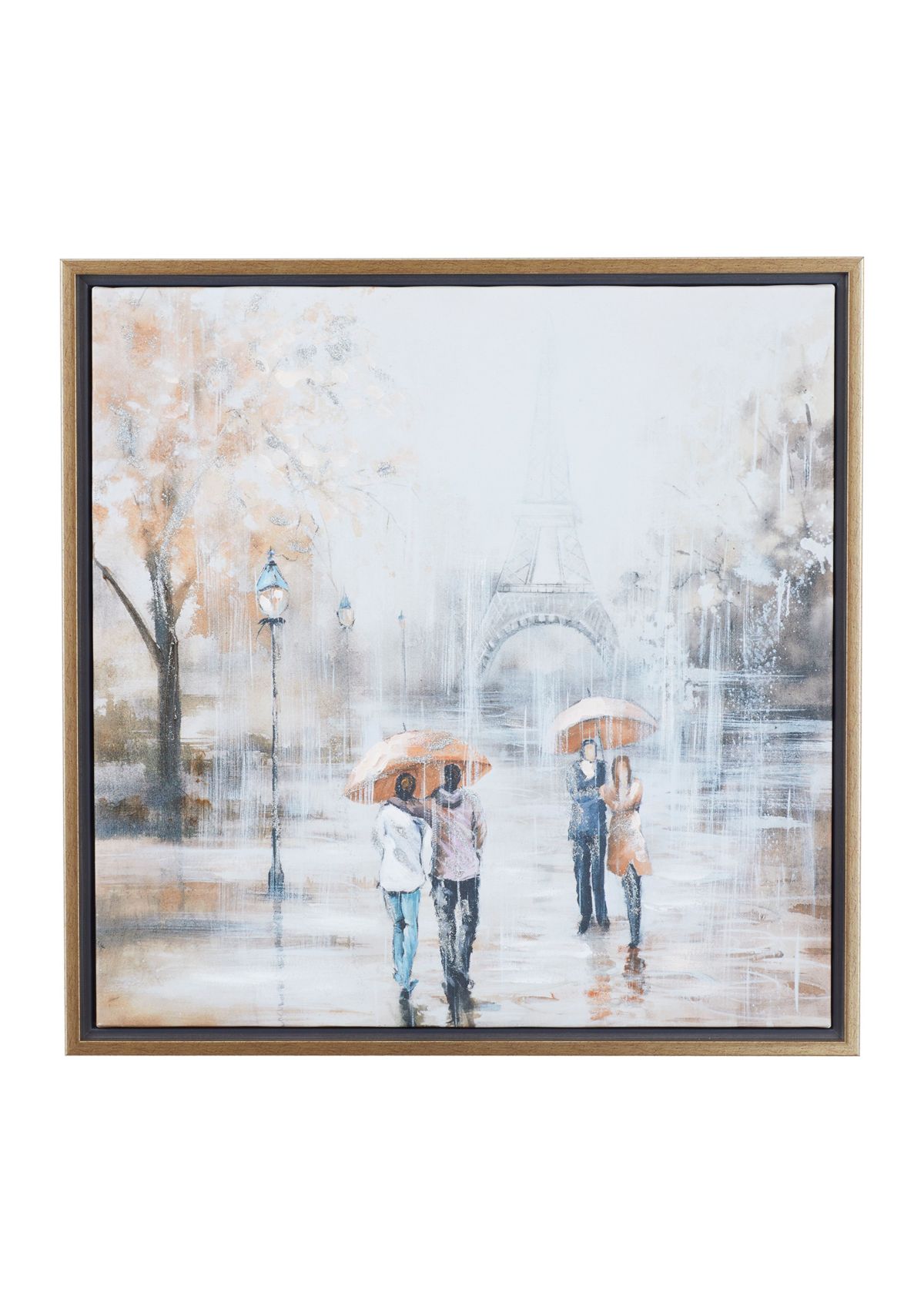 Transitional Polystone Framed Wall Art