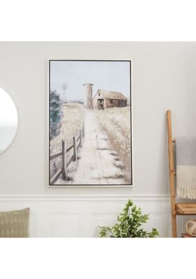 Modern Farmhouse Canvas Framed Wall Art