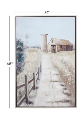 Modern Farmhouse Canvas Framed Wall Art