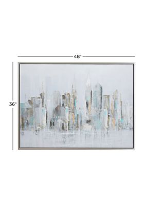 Contemporary Canvas Framed Wall Art