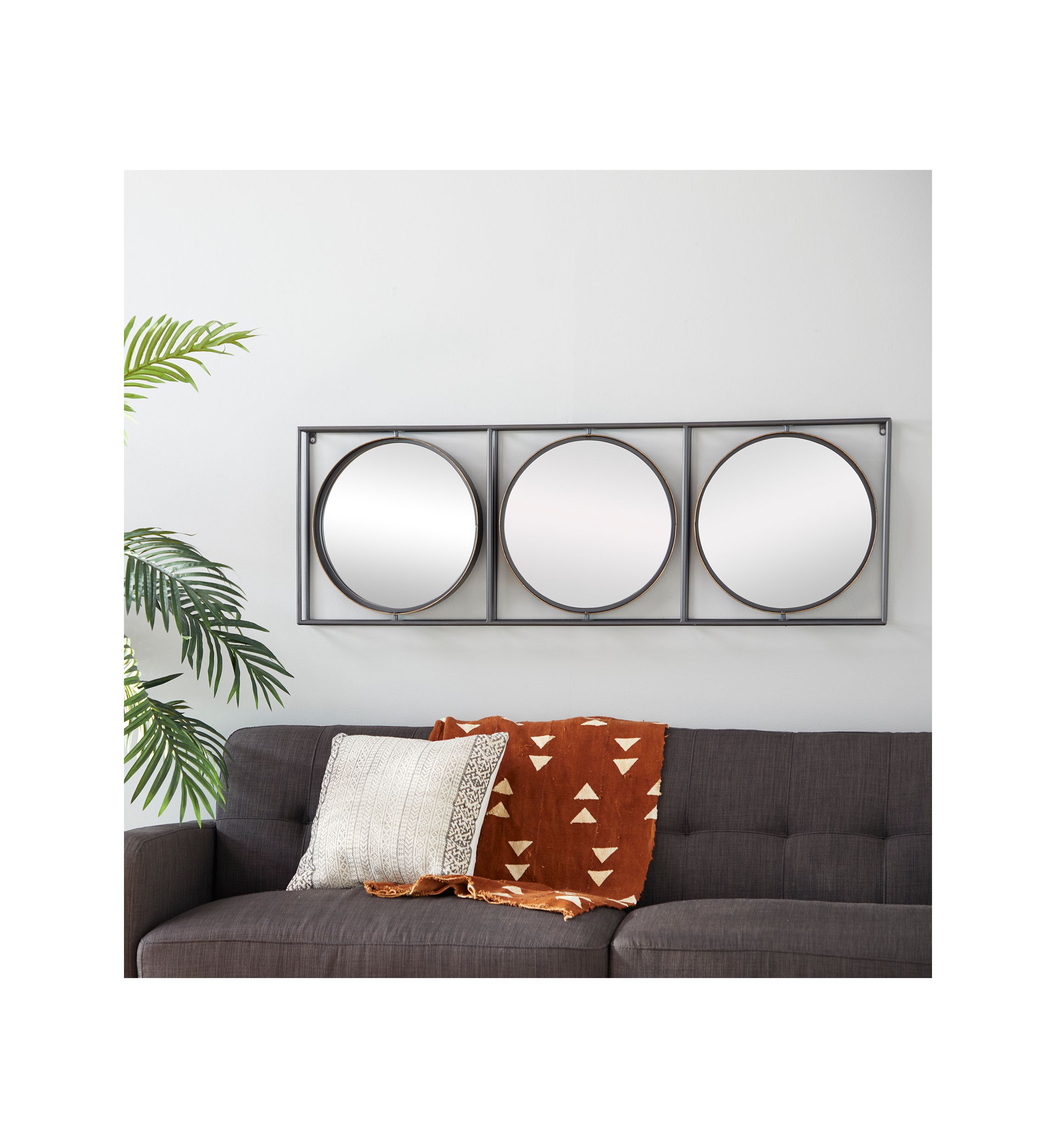 Modern Metal Wall Mirror