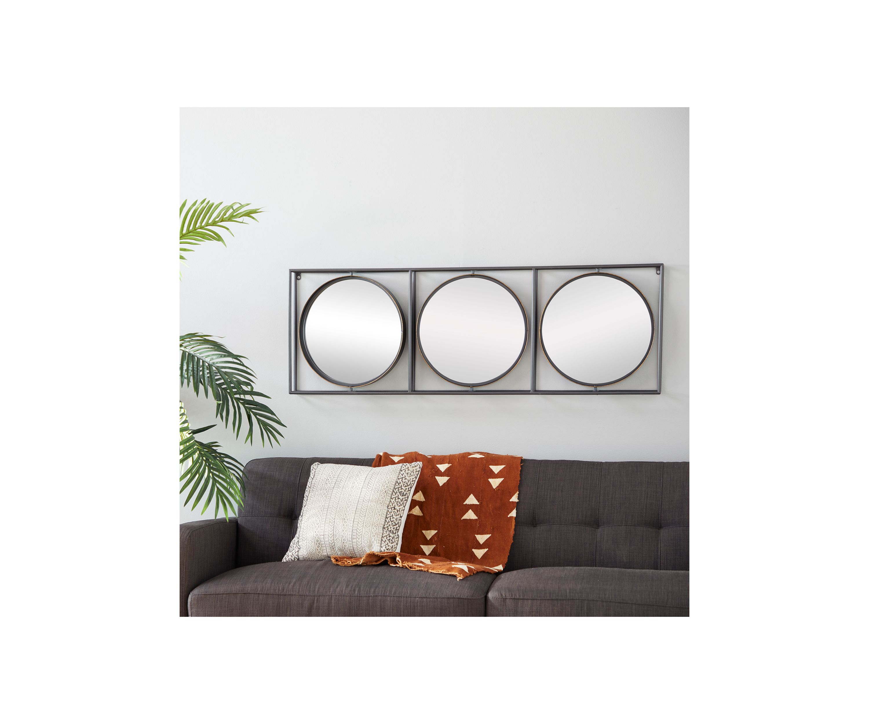 Modern Metal Wall Mirror