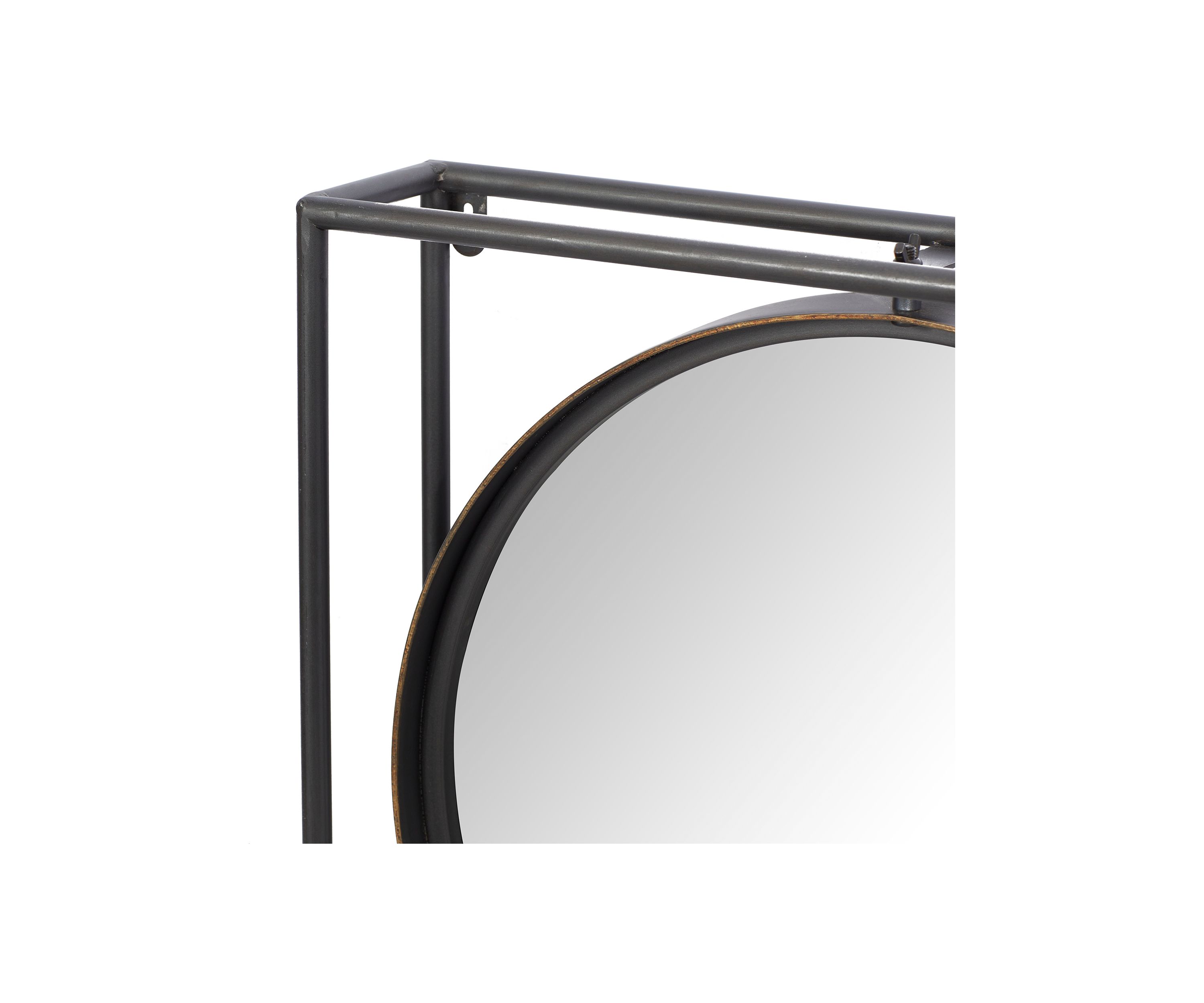 Modern Metal Wall Mirror