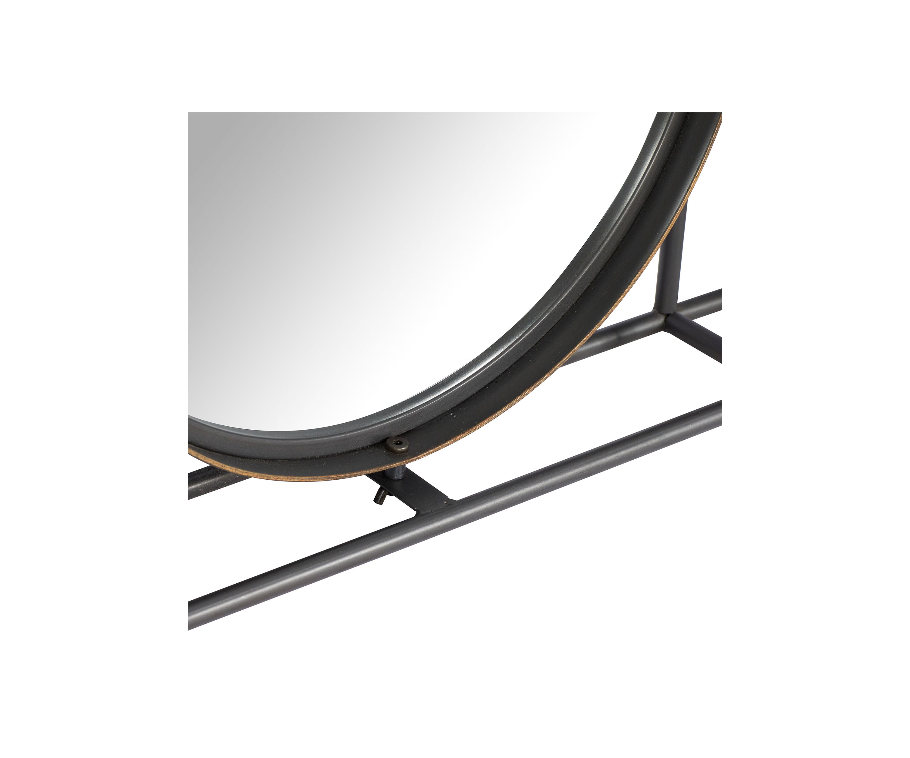 Modern Metal Wall Mirror