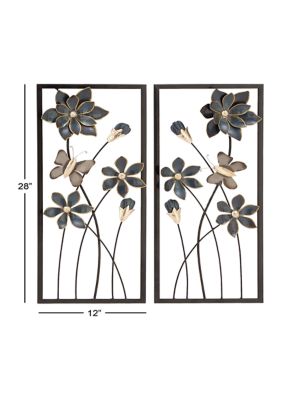 Traditional Metal Wall Decor - Set of 2