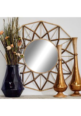 Glam Metal Wall Mirror