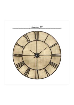 Traditional Metal Wall Clock