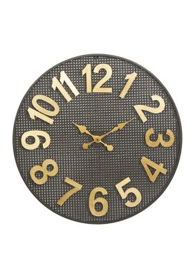 Industrial Metal Wall Clock