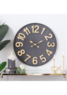 Industrial Metal Wall Clock