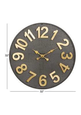 Industrial Metal Wall Clock