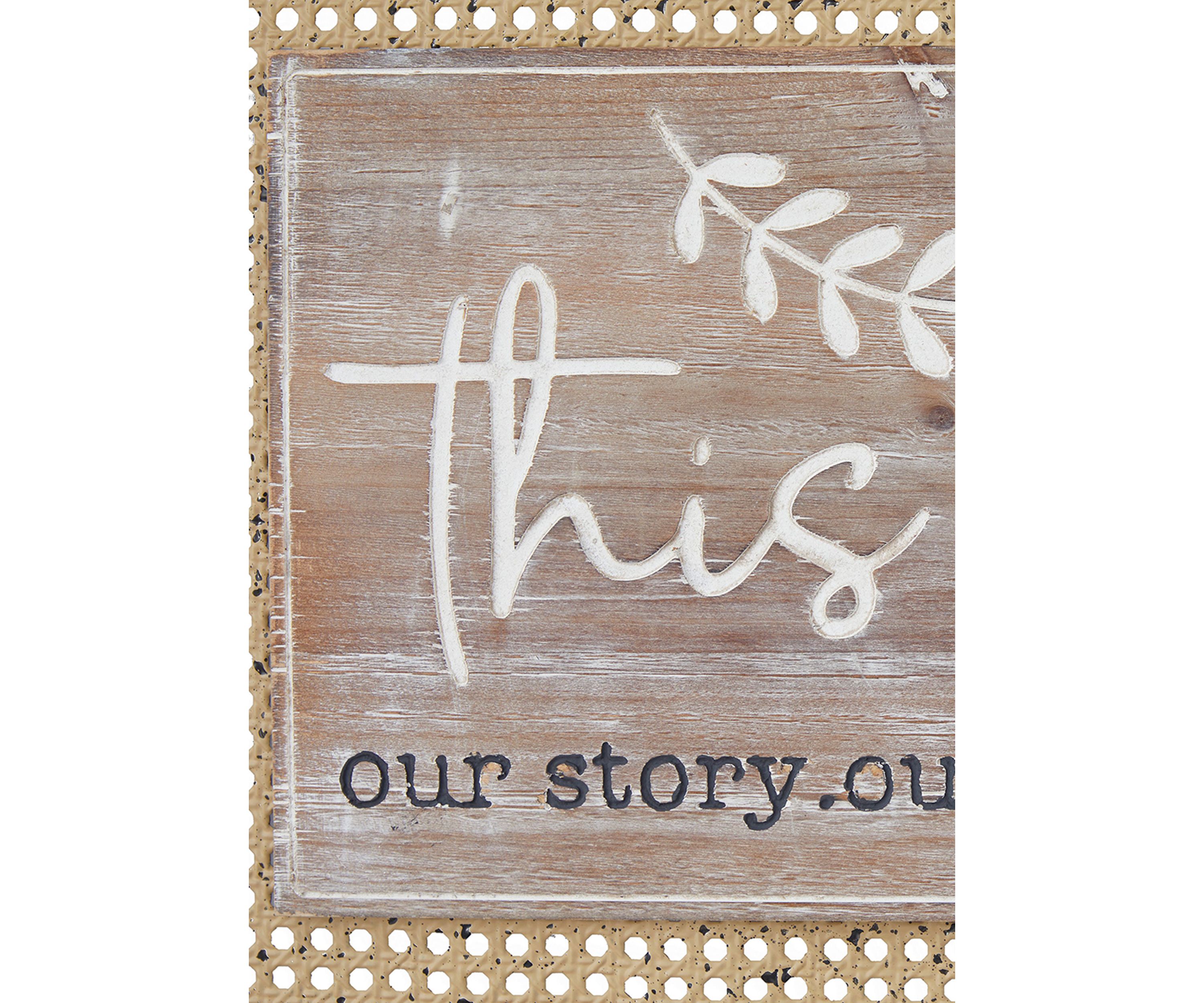 Farmhouse Wood Wall Decor - Set of 2