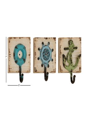 Fir Coastal Wall Hook - Set of 3