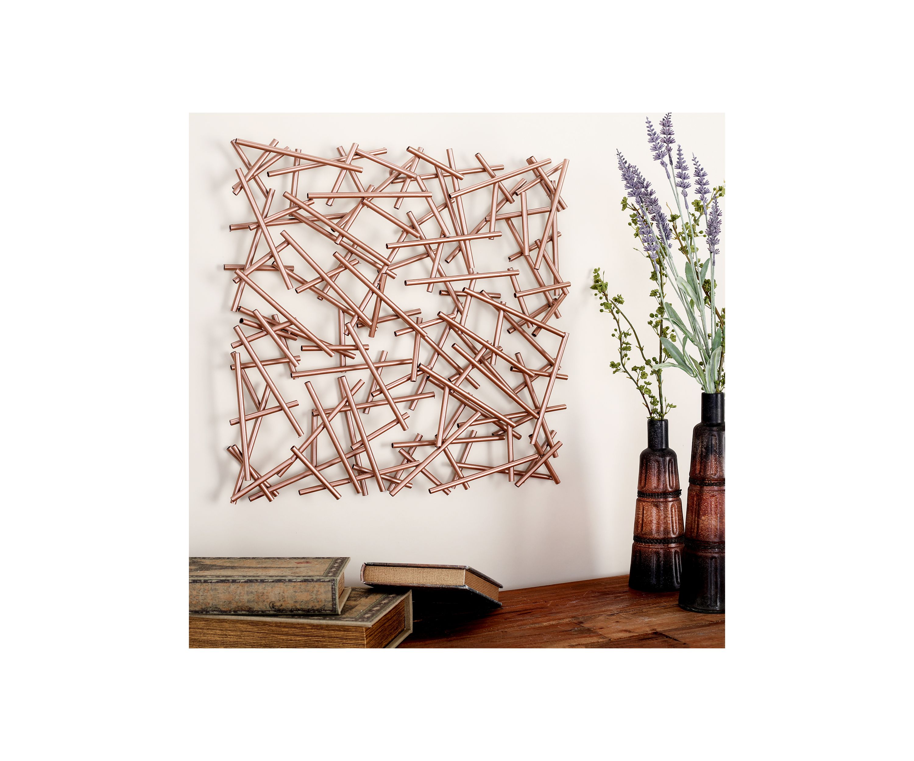 Iron Contemporary Wall Décor - Set of 2