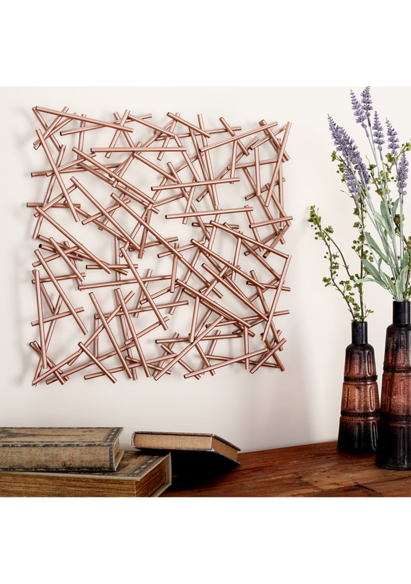Iron Contemporary Wall Décor - Set of 2