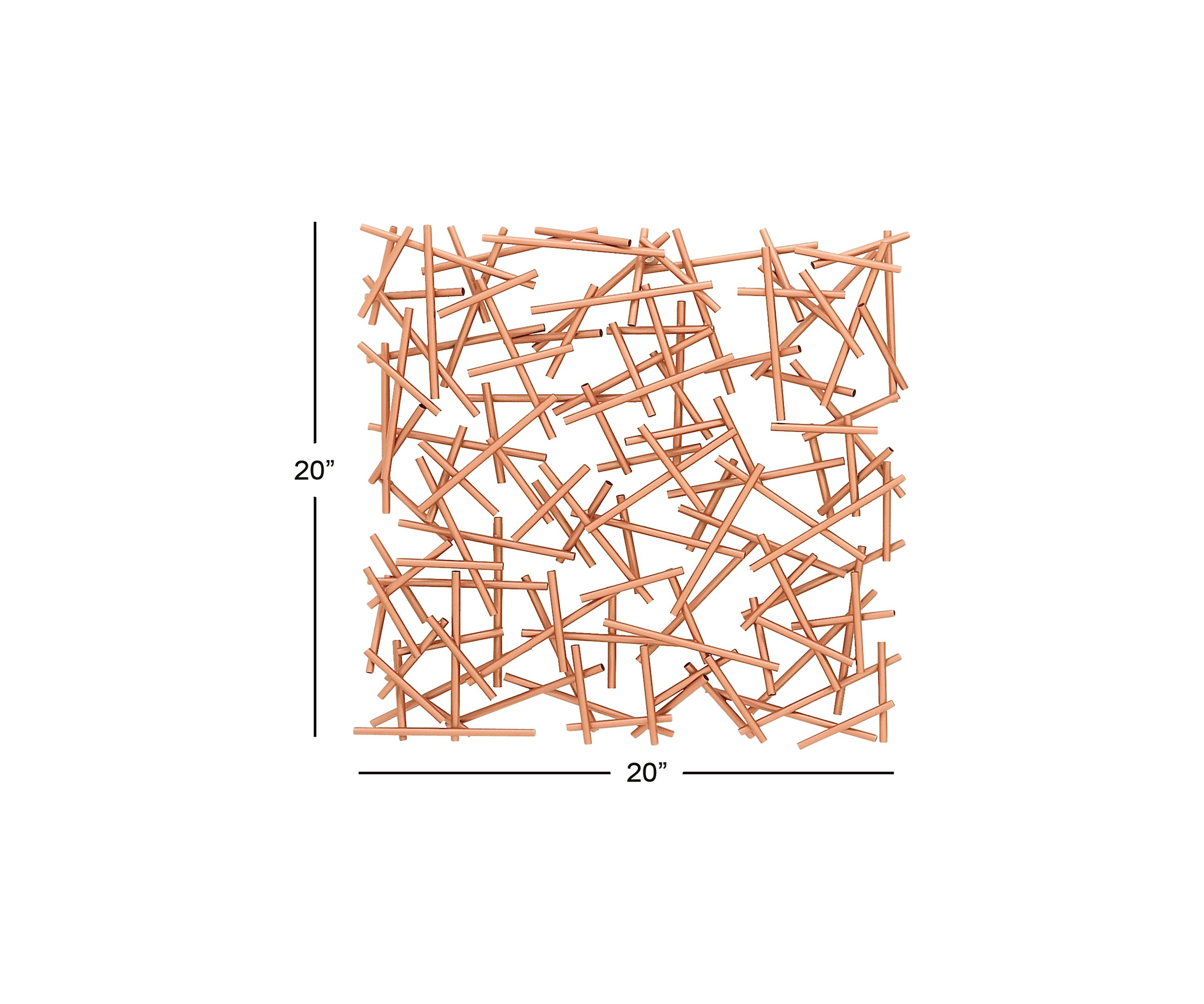 Iron Contemporary Wall Décor - Set of 2