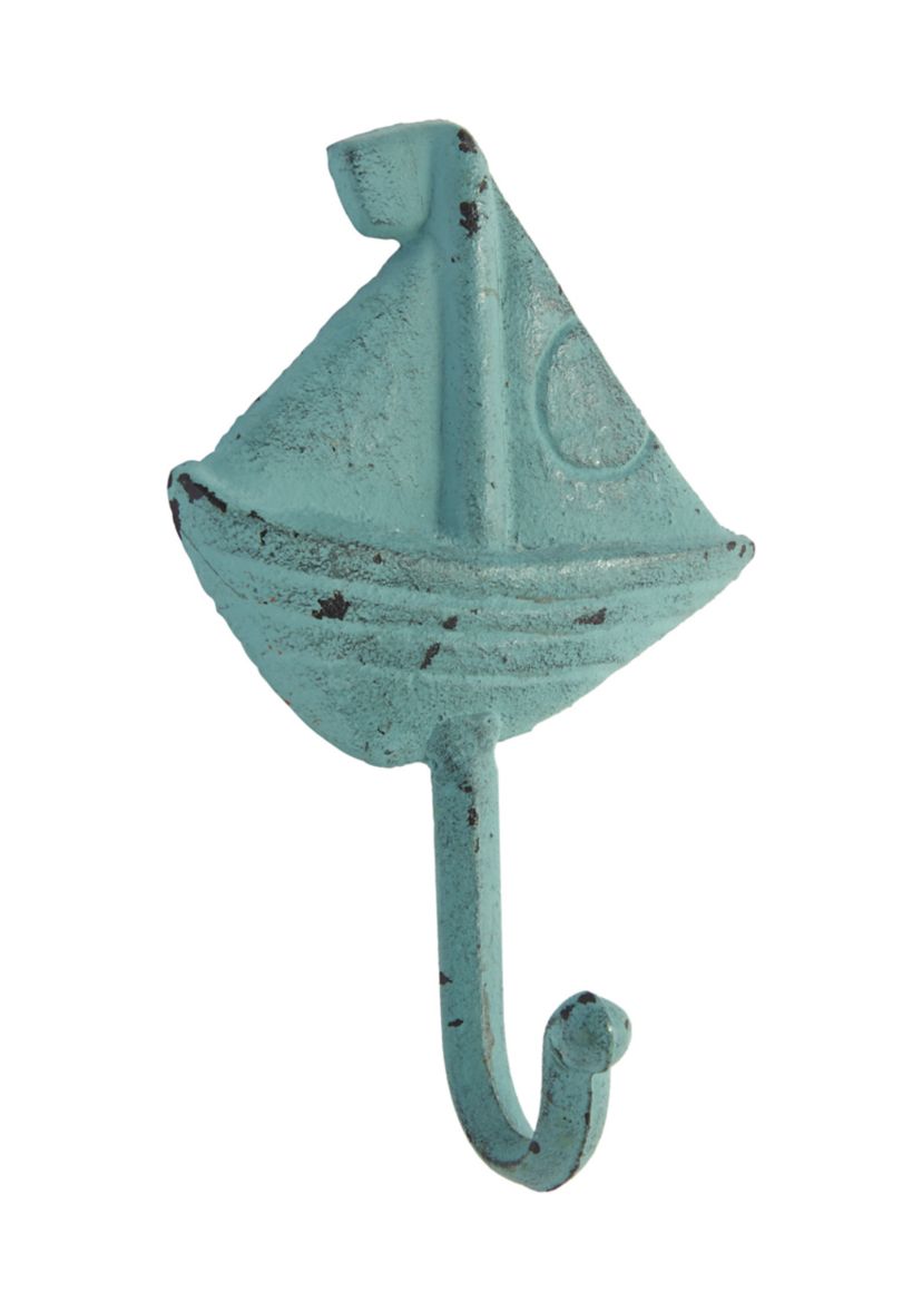 Iron Coastal Wall Hook - Set of 3
