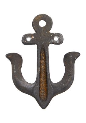 Coastal Metal Wall Hook - Set of 4