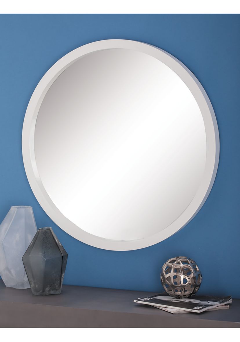 Contemporary Wood Wall Mirror