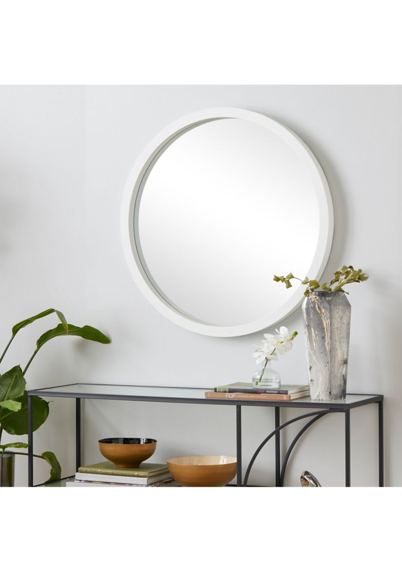 Contemporary Wood Wall Mirror