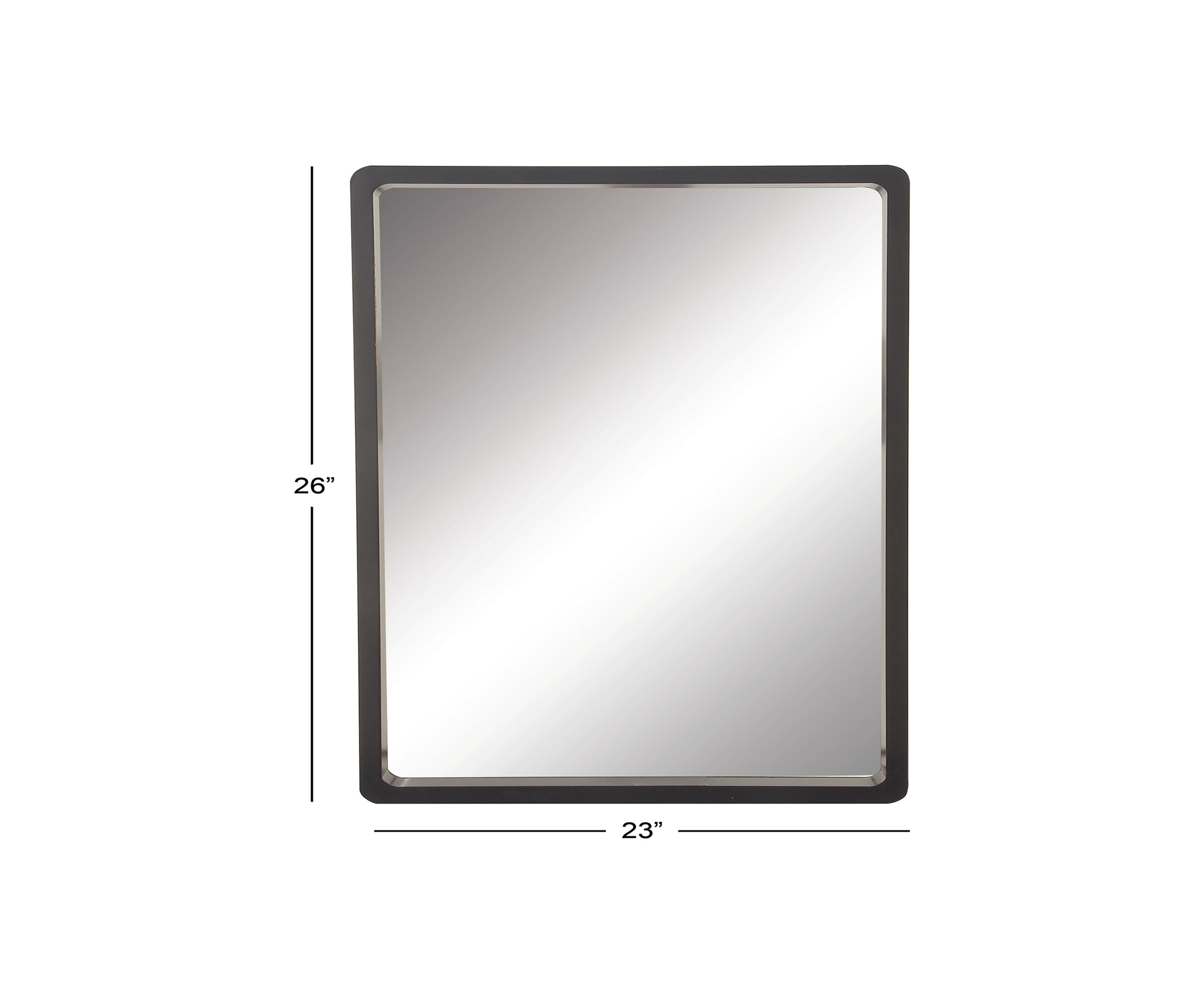 Contemporary Wooden Wall Mirror