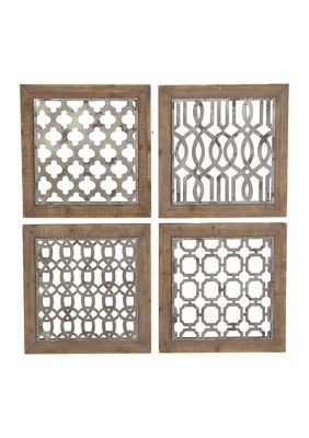 Farmhouse Wood Wall Decor - Set of 4