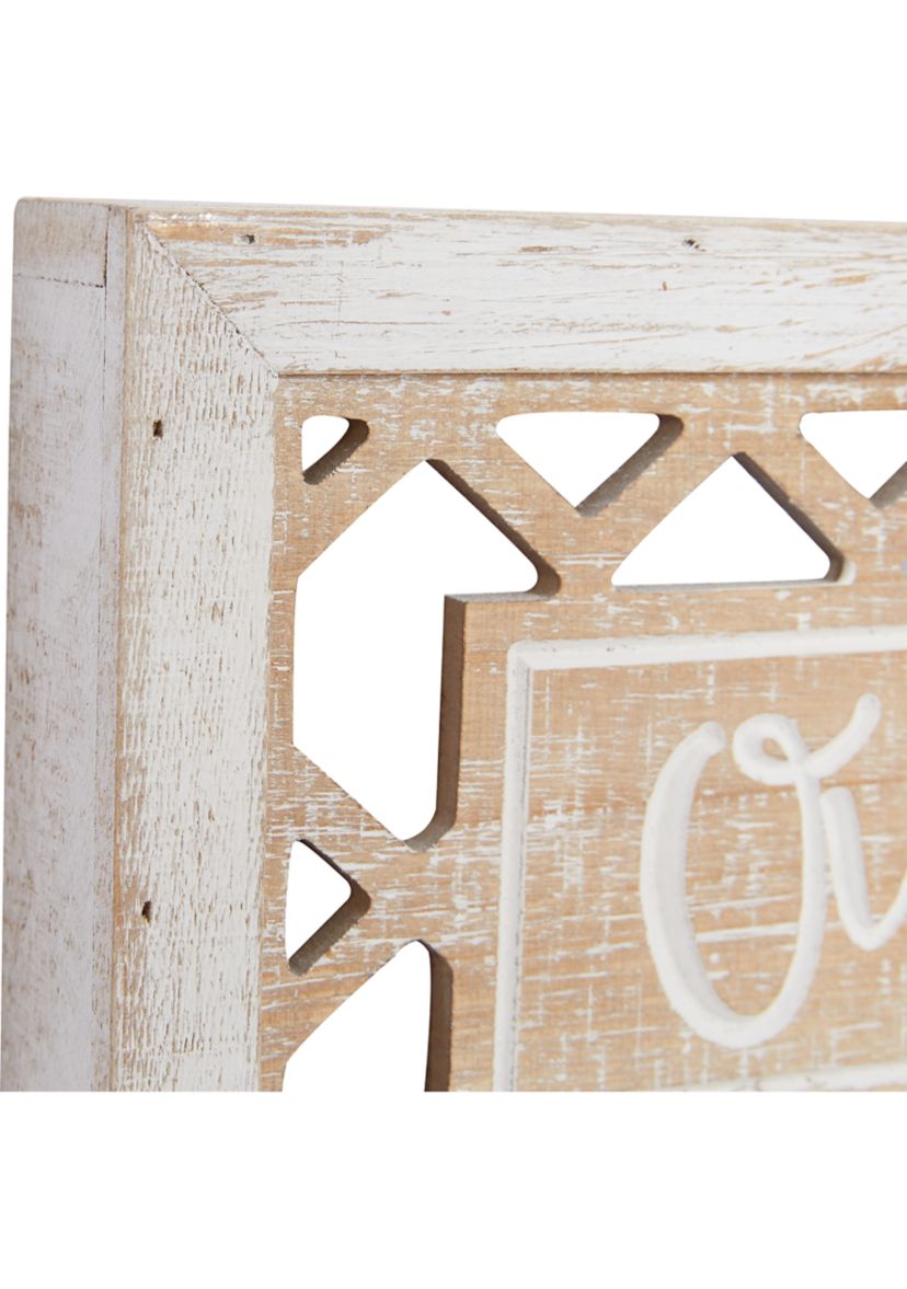 Farmhouse Wood Wall Decor - Set of 2