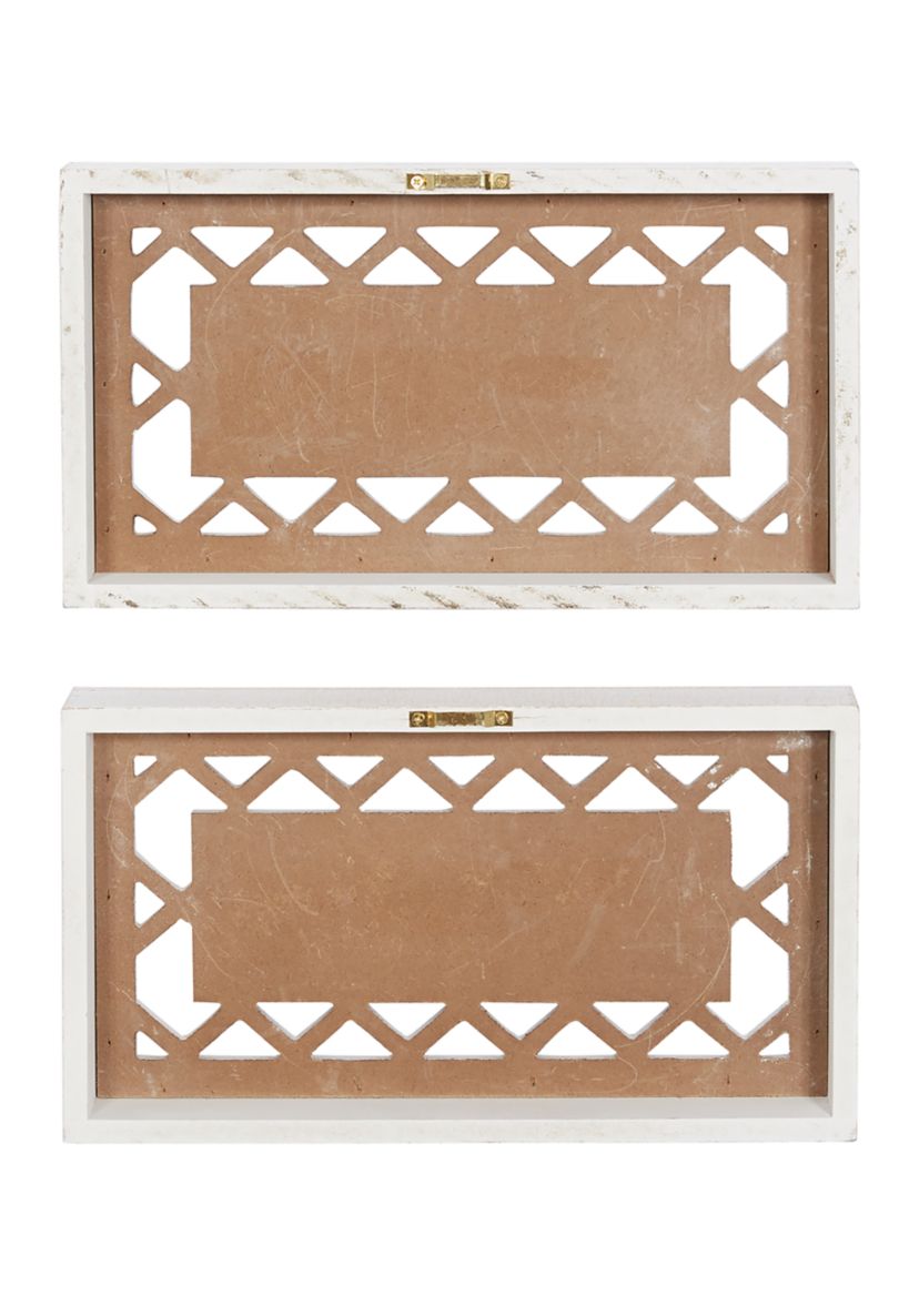 Farmhouse Wood Wall Decor - Set of 2