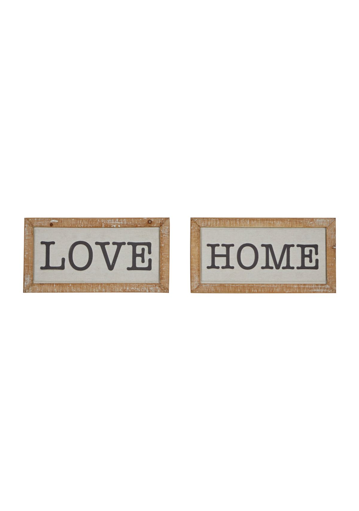 Farmhouse Wood Wall Decor - Set of 2