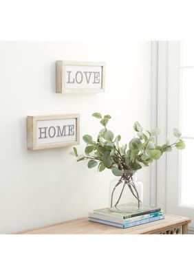 Farmhouse Wood Wall Decor - Set of 2