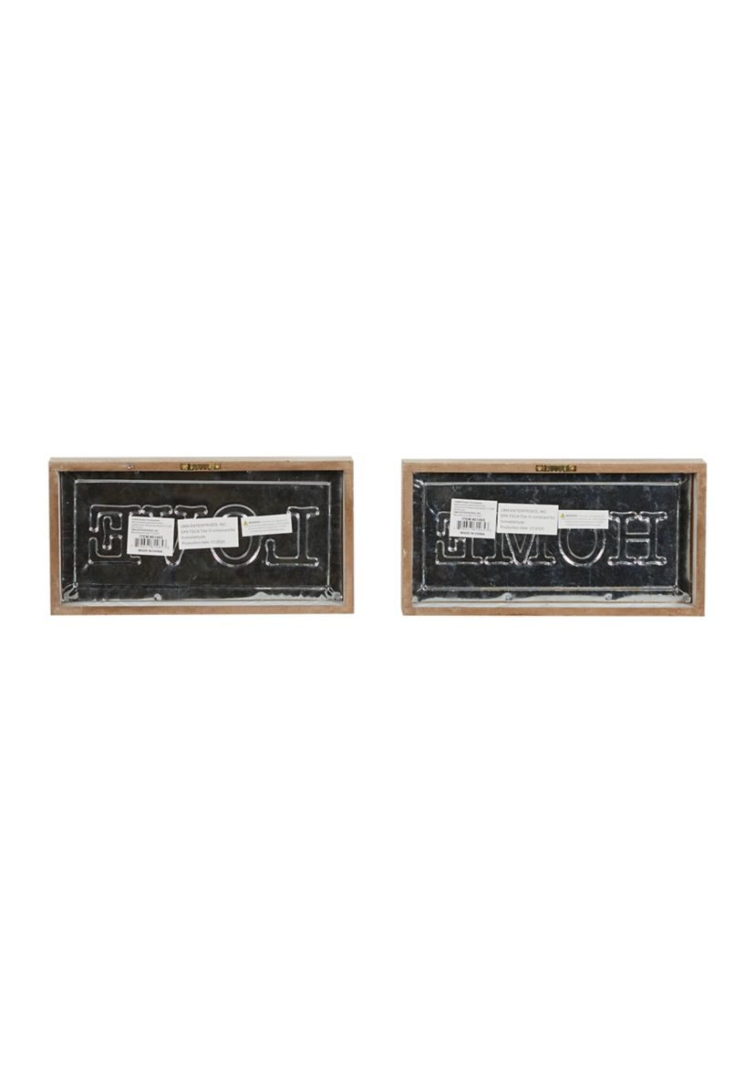 Farmhouse Wood Wall Decor - Set of 2