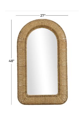 Bohemian Rattan Wall Mirror