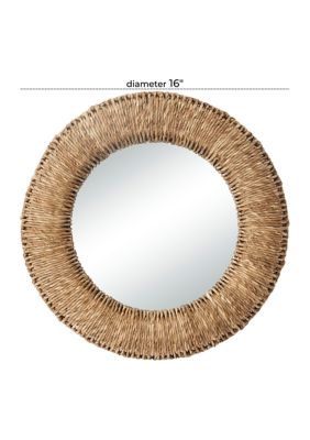 Bohemian Rattan Wall Mirror