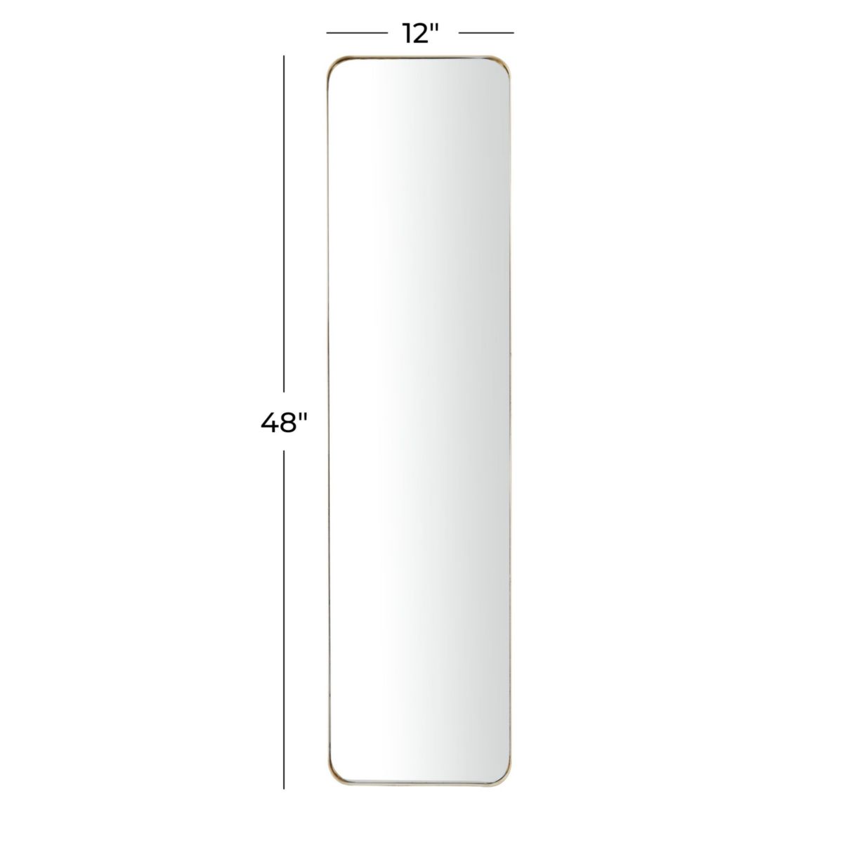 Contemporary Metal Wall Mirror