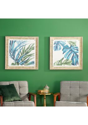 Eclectic Dried Plant Framed Wall Art - Set of 2