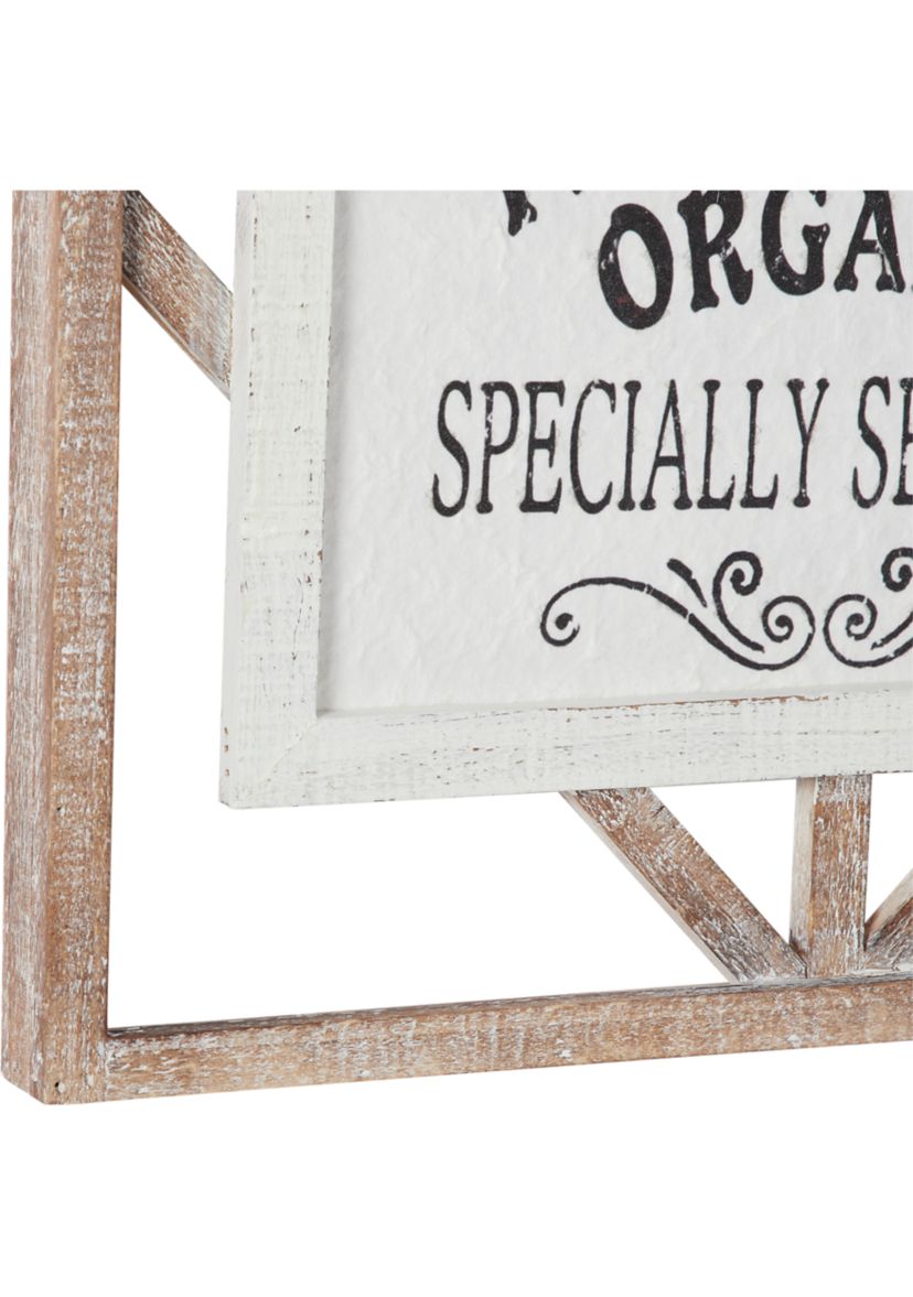 Wood Farmhouse Wall Décor - Set of 2