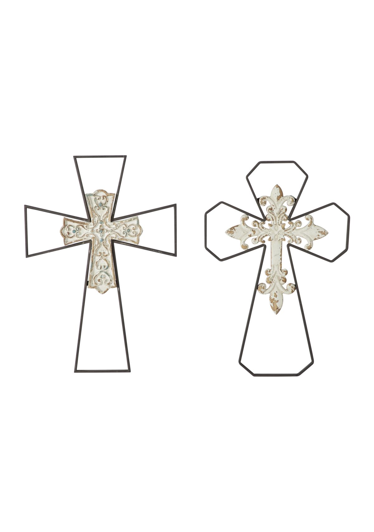 Traditional Metal Wall Decor - Set of 2