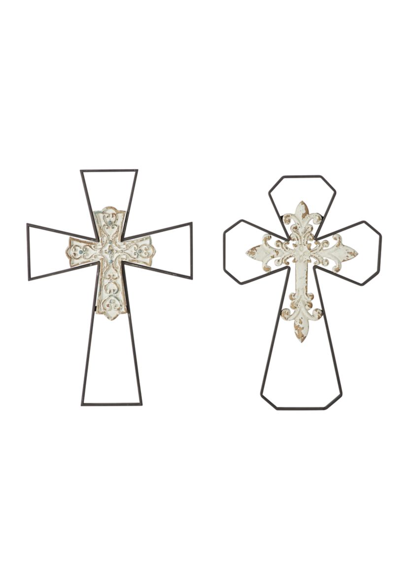 Traditional Metal Wall Decor - Set of 2