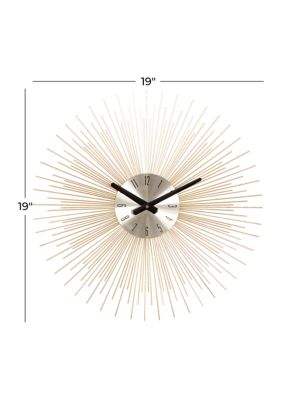 Contemporary Metal Wall Clock